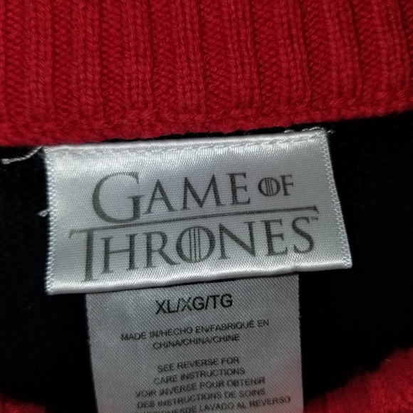 Game of Thrones sweater size large - Picture 3 of 5